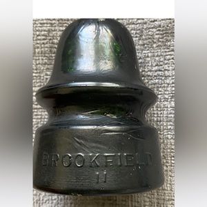 BROOKFIELD Glass Insulator CD 162.1 Teal Green